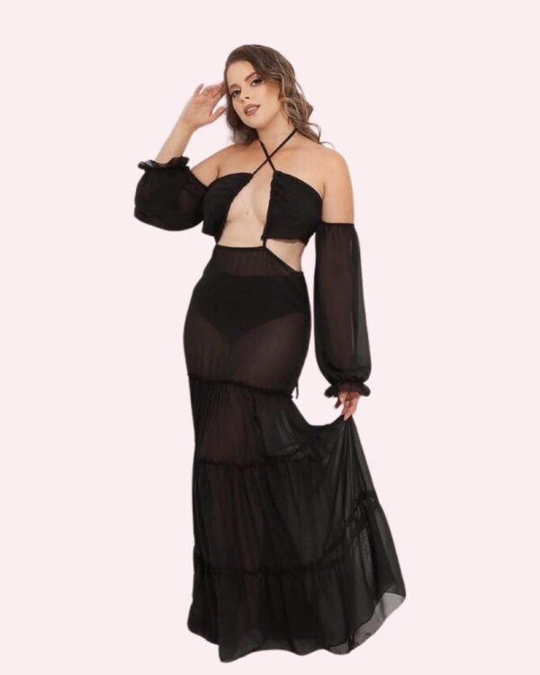 Conjunto Tule Preto